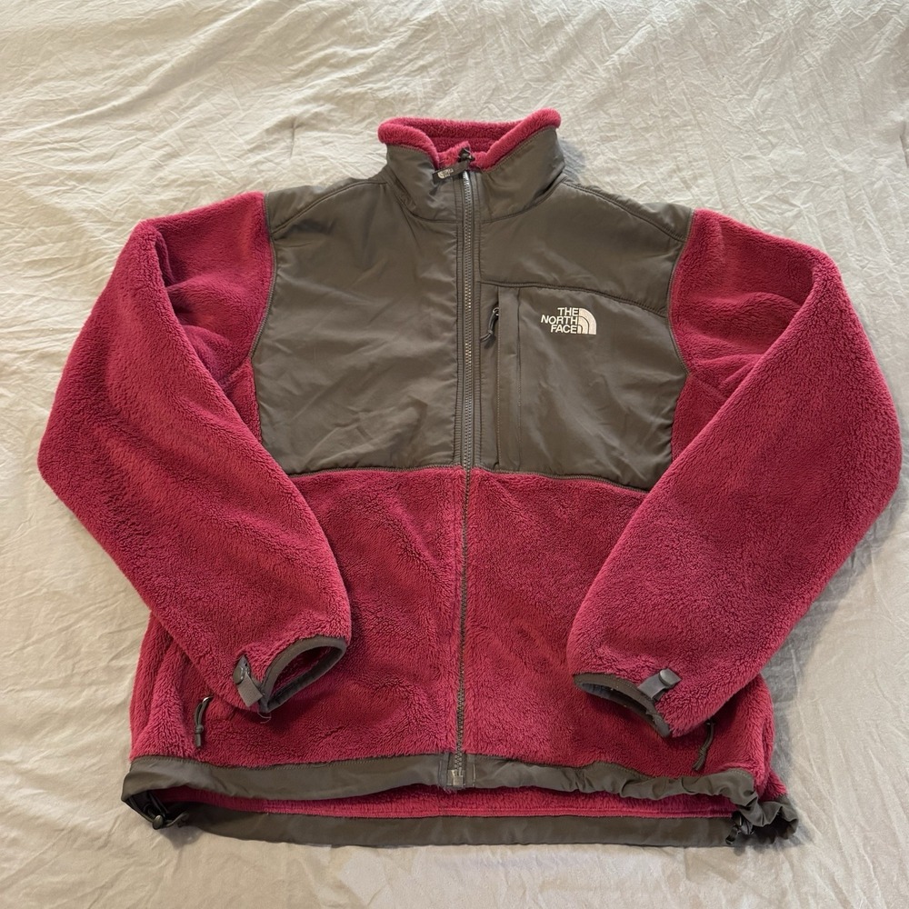 The‎ North Face Women's Thermal Full Zip Jacket, Medium, Berry & Gray, Polartec - Picture 8 of 8